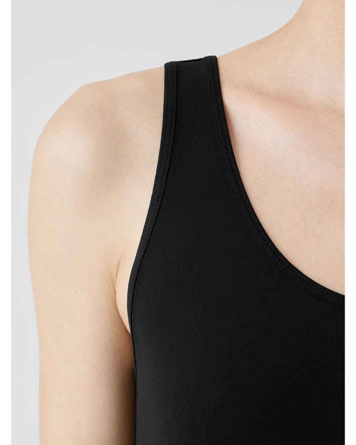 Eileen Fisher - Scoop Neck Silk Jersey Tank Top