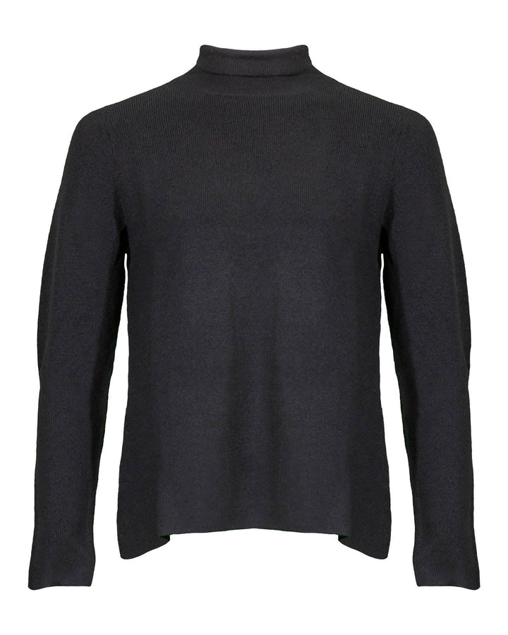 Eileen Fisher - Scrunch Neck Fine Wool Pullover