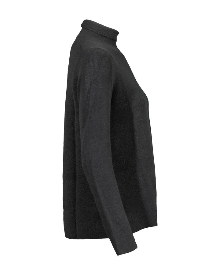 Eileen Fisher - Scrunch Neck Fine Wool Pullover