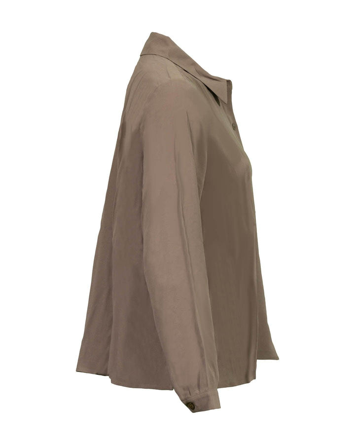Eileen Fisher - Silk Crepe Easy Shirt