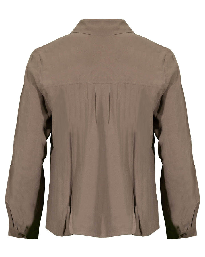 Eileen Fisher - Silk Crepe Easy Shirt