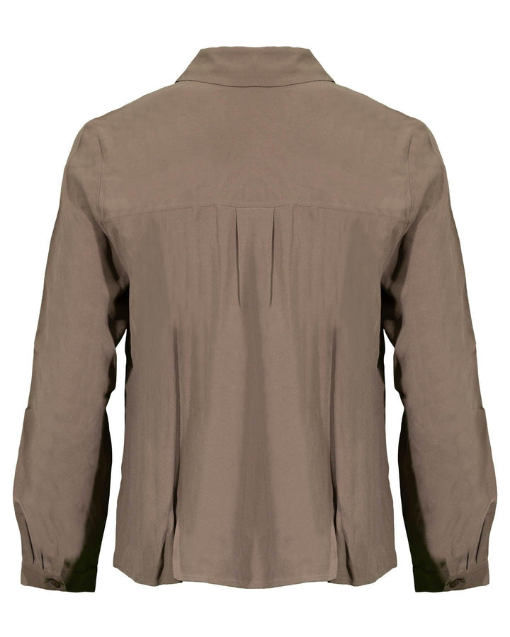 Eileen Fisher - Silk Crepe Easy Shirt