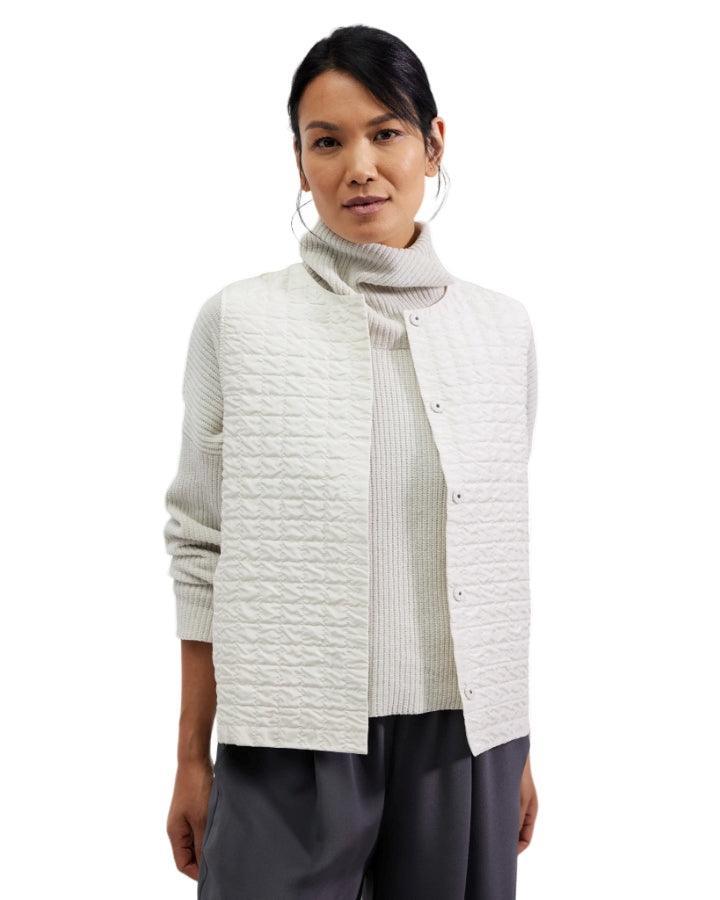 Eileen Fisher - Silk Habutai Quilted Vest
