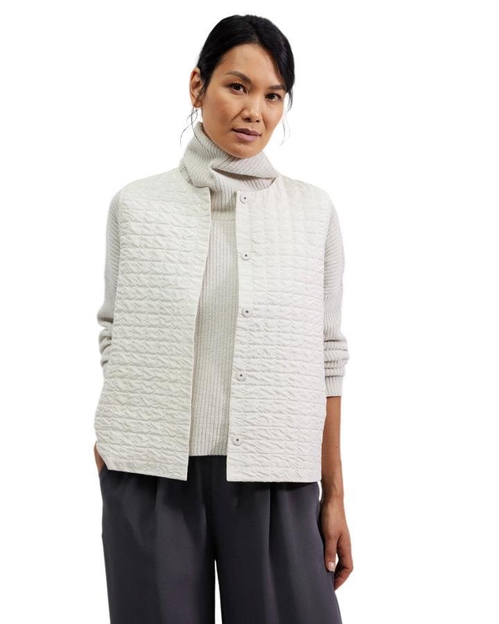 Eileen Fisher - Silk Habutai Quilted Vest