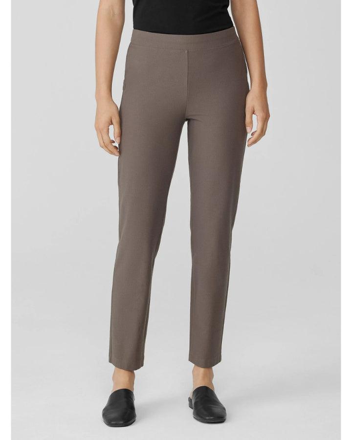 Eileen Fisher - Slim Ankle Stretch Crepe Pant
