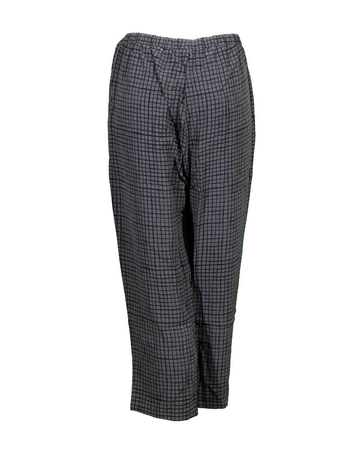 Eileen Fisher - Slouchy Cropped Grid Pants