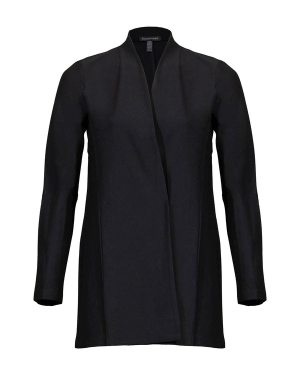 Eileen Fisher - Stretch Crepe Long Jacket