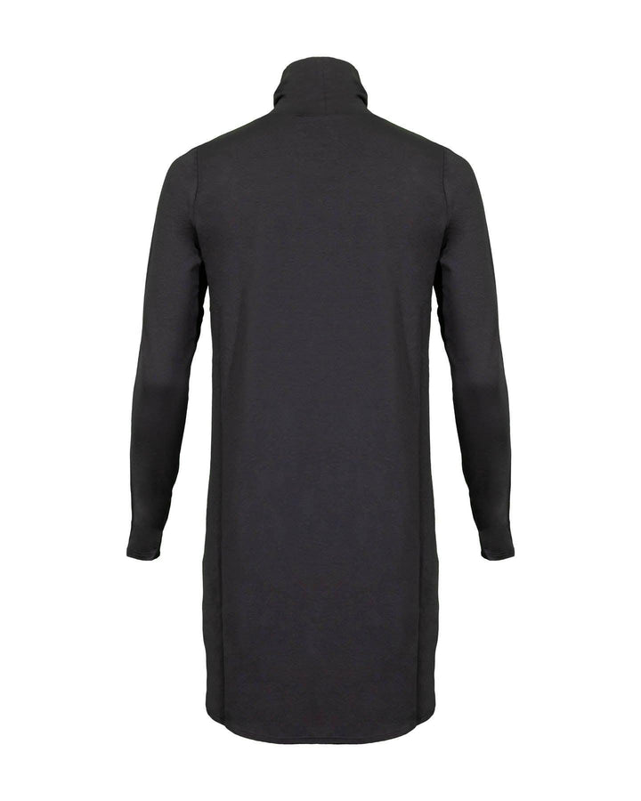 Eileen Fisher - Tencel Scrunch Neck Tunic Black