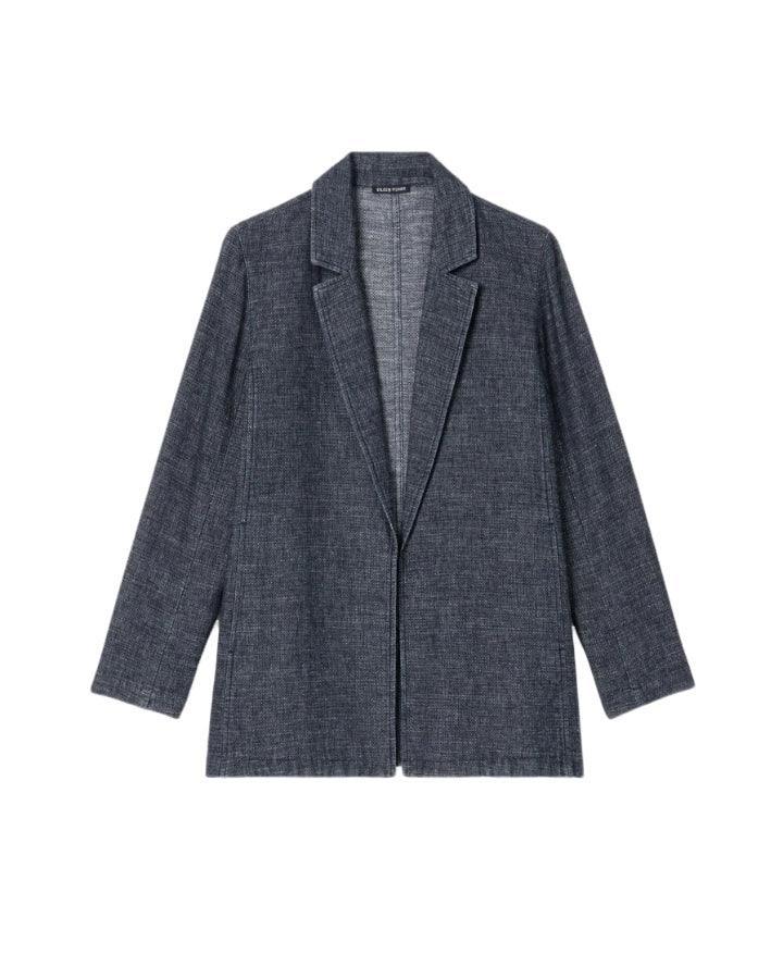 Eileen Fisher - Tweedy Hemp Cotton Blazer