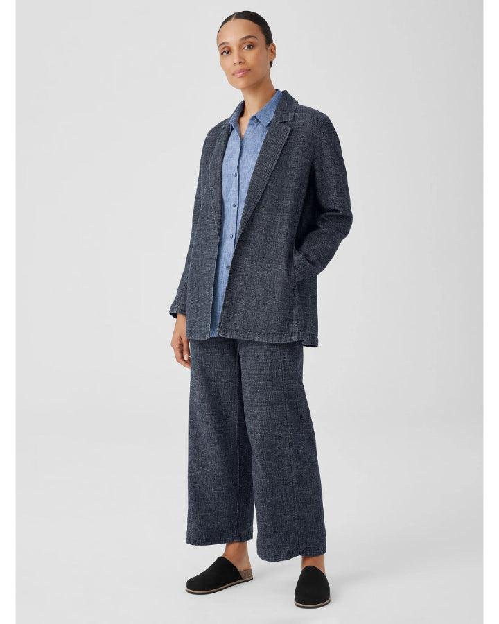 Eileen Fisher - Tweedy Hemp Cotton Blazer