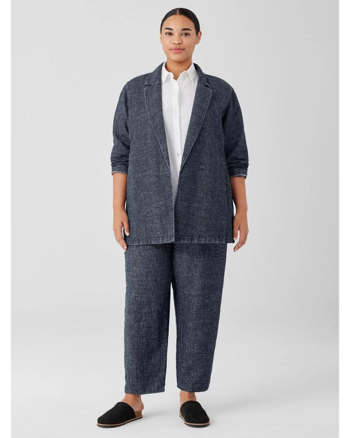 Eileen Fisher - Tweedy Hemp Cotton Blazer