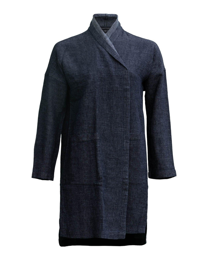 Eileen Fisher - Tweedy Kimono Long Jacket