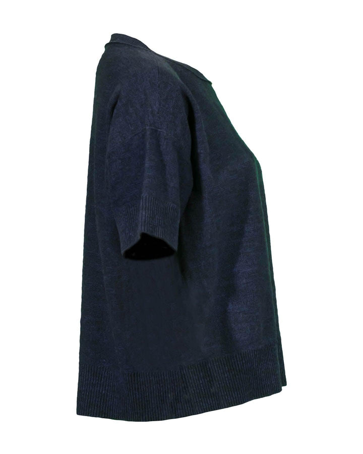 Eileen Fisher - Two Tone Cotton Mix Pullover