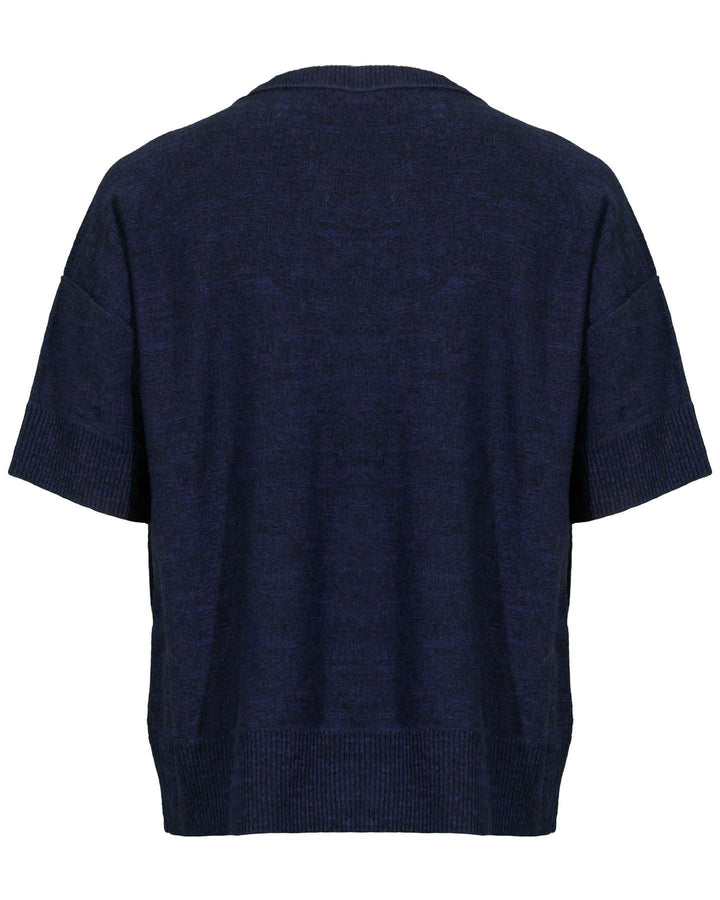 Eileen Fisher - Two Tone Cotton Mix Pullover