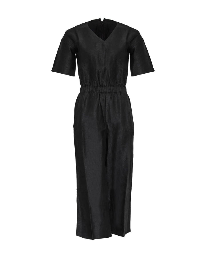 Eileen Fisher - V-Neck Slub Jumpsuit