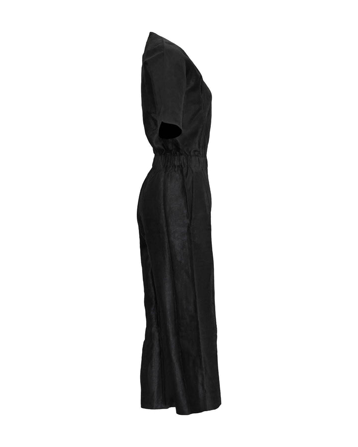 Eileen Fisher - V-Neck Slub Jumpsuit
