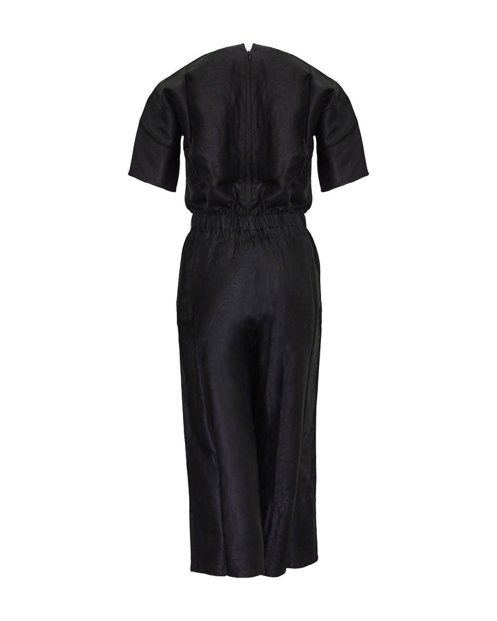 Eileen Fisher - V-Neck Slub Jumpsuit
