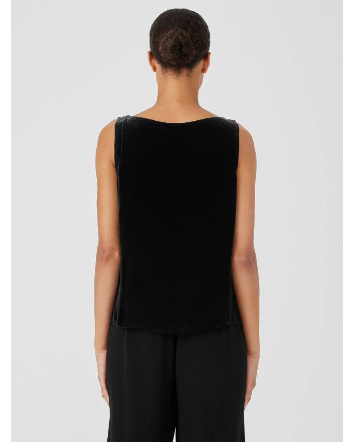 Eileen Fisher - Velvet Bateau Neck Tank Top