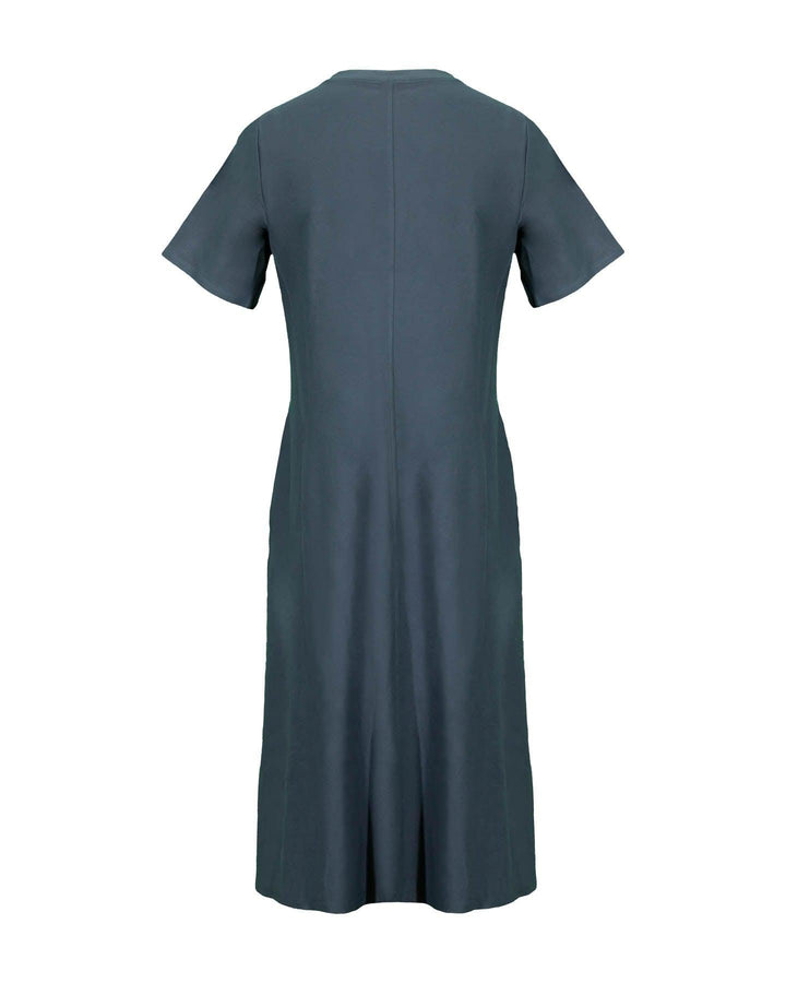 Eileen Fisher - Viscose Jersey Crew Neck Dress Fongt