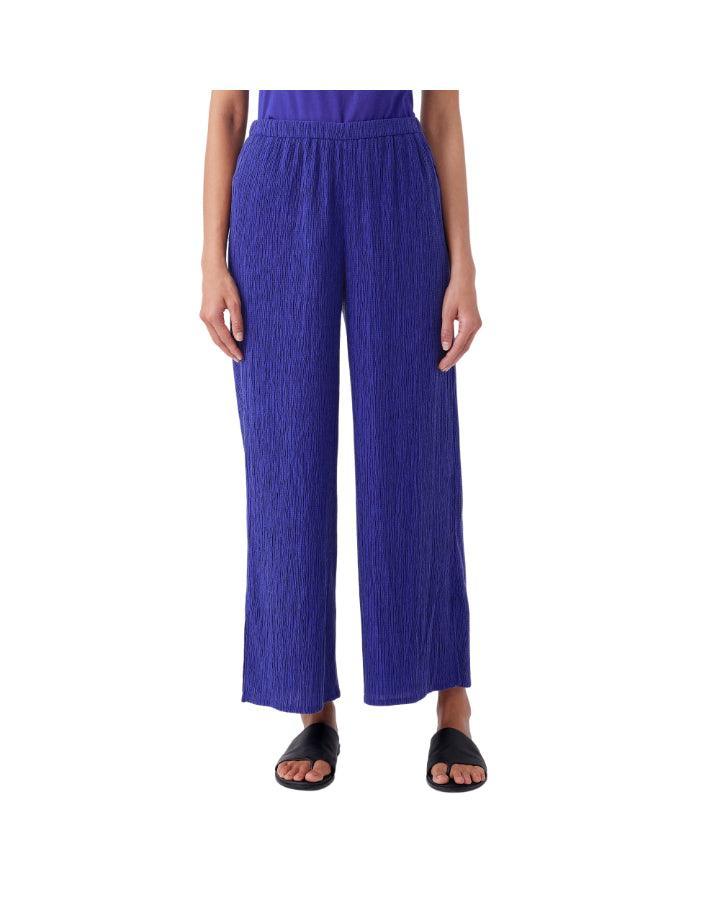 Eileen Fisher - Woven Plisse Wide Leg Pants