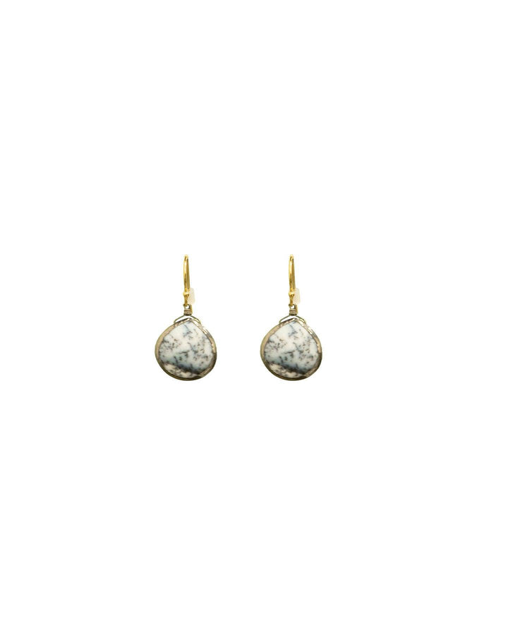 Ela Rae - Dendrite Fish Hook Earring