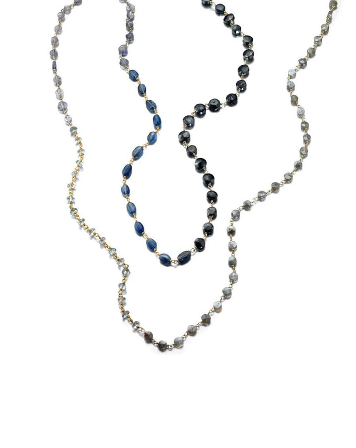 Ela Rae - Diana Grand Blue Multi Stone Necklace