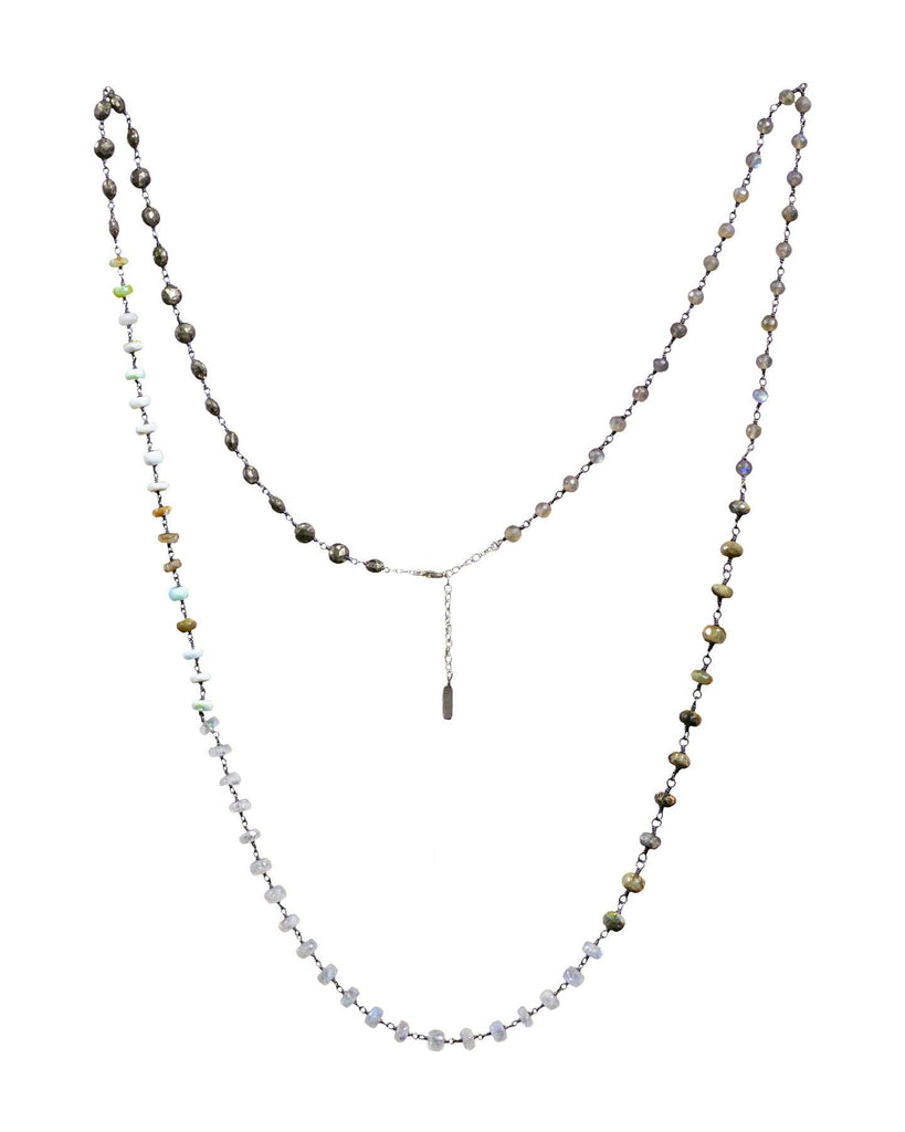 Ela Rae - Diana Sage Multi Stone Necklace