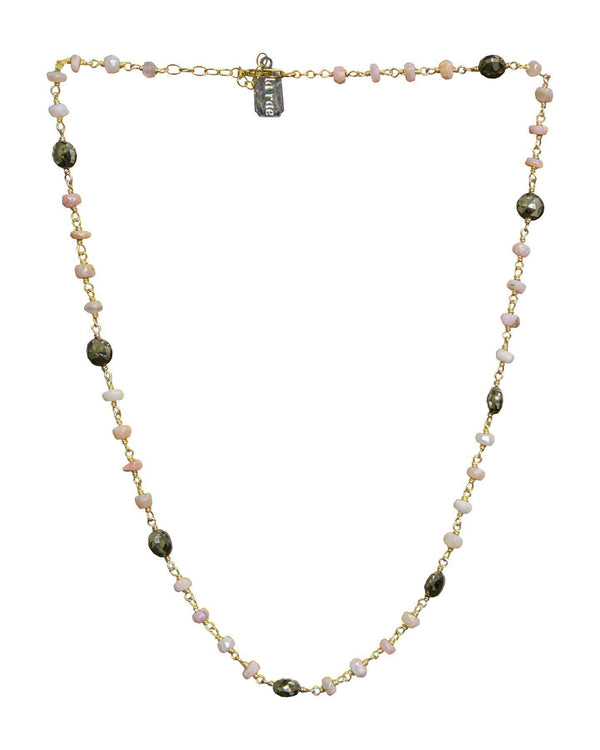 Ela Rae - Diana Satelite Choker Pink Opal