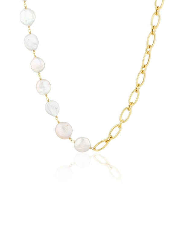 Ela Rae - Ellie Half & Half Necklace