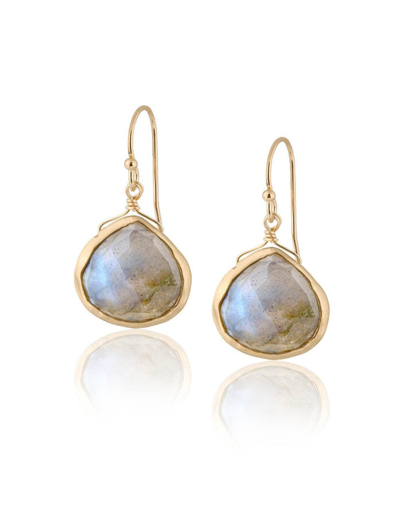 Ela Rae - Labradorite Heart Shaped Earring