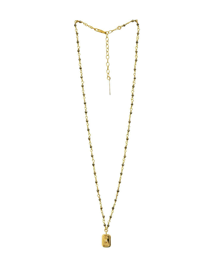 Ela Rae - Mini Rectangle Chain Necklace