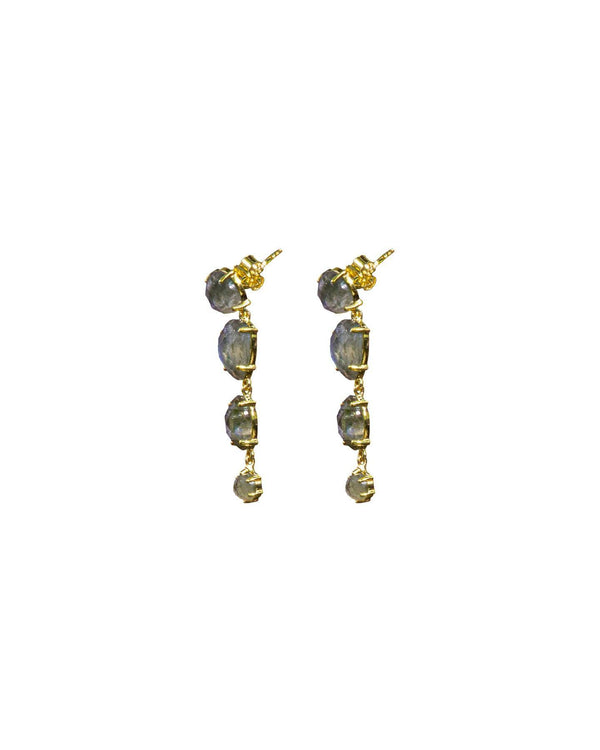 Ela Rae - Mismatch Labradorite Dangle Earrings