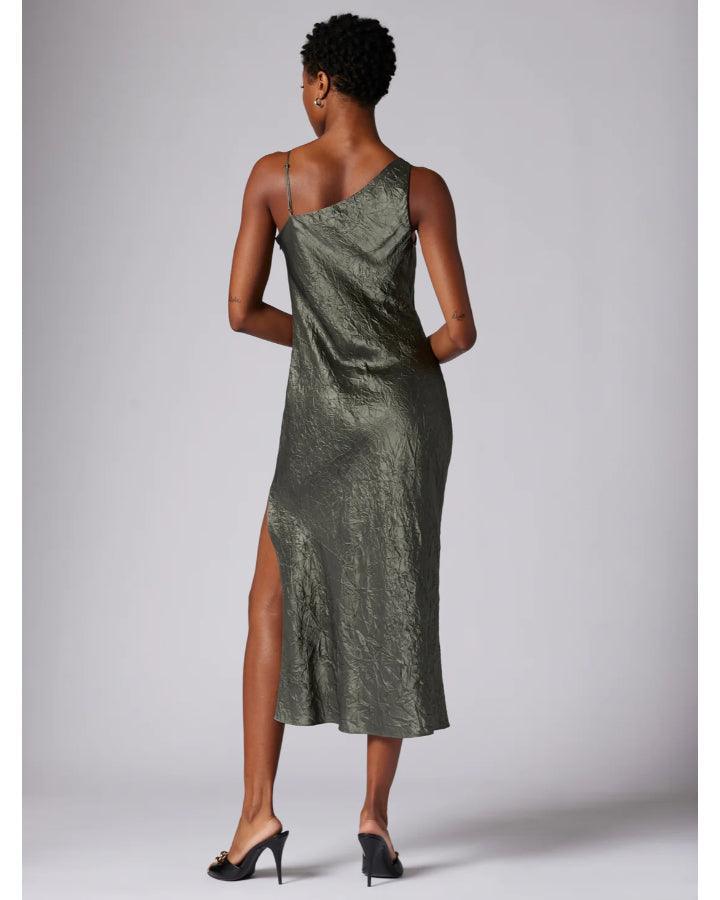 Equipment - Aurore Crinkle Satin Sleeveless Dress