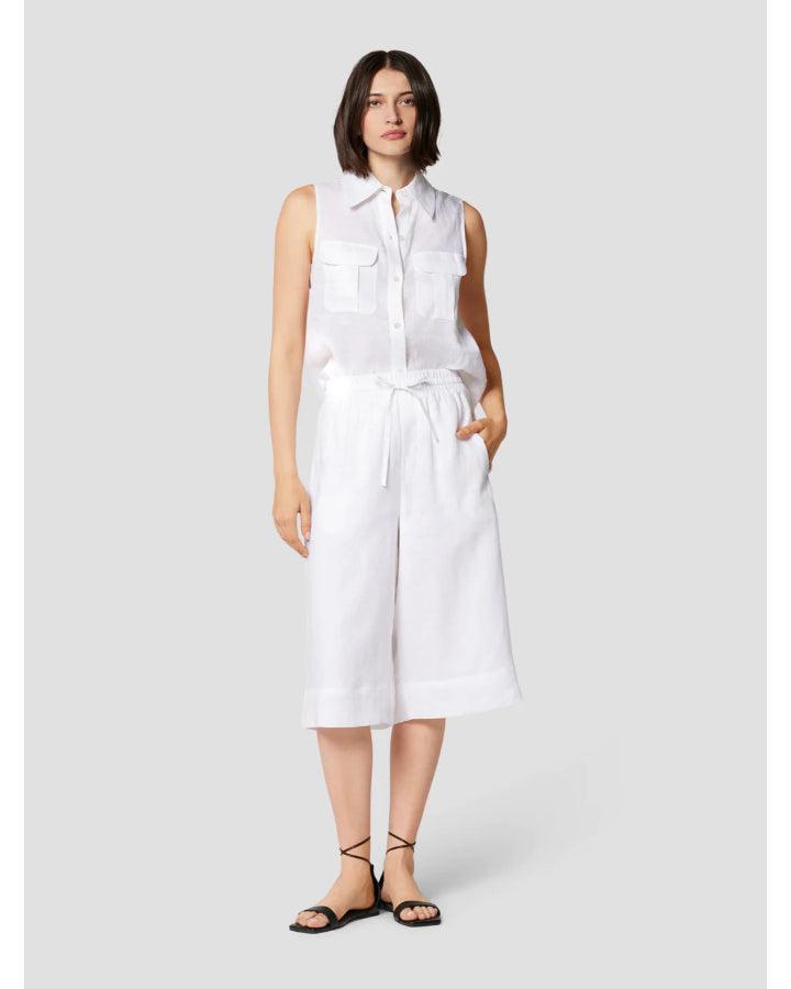 Equipment - Camila Linen Sleeveless Shirt