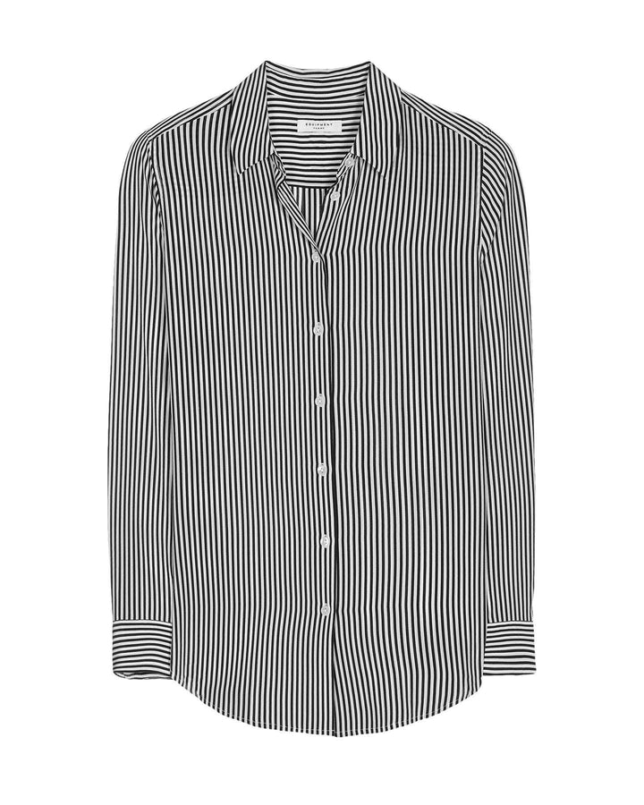 Equipment - Essential Silk Striped Shirt