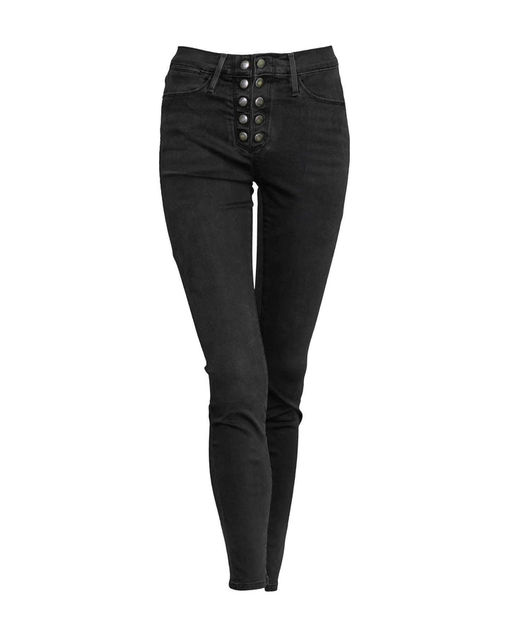 Frame - Le High Skinny Snap Fly Jeans