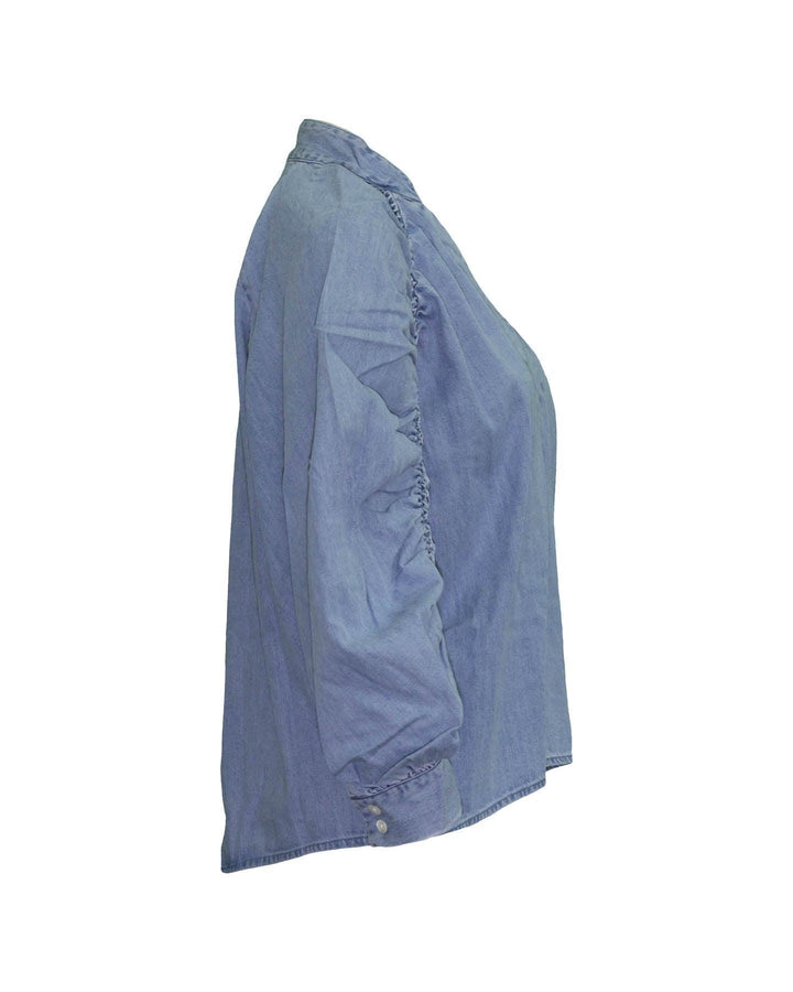 Frame - Ruched Cali Popover Shirt