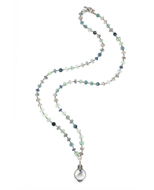 French Kande - Azur Mix Crystal Cabochon Necklace