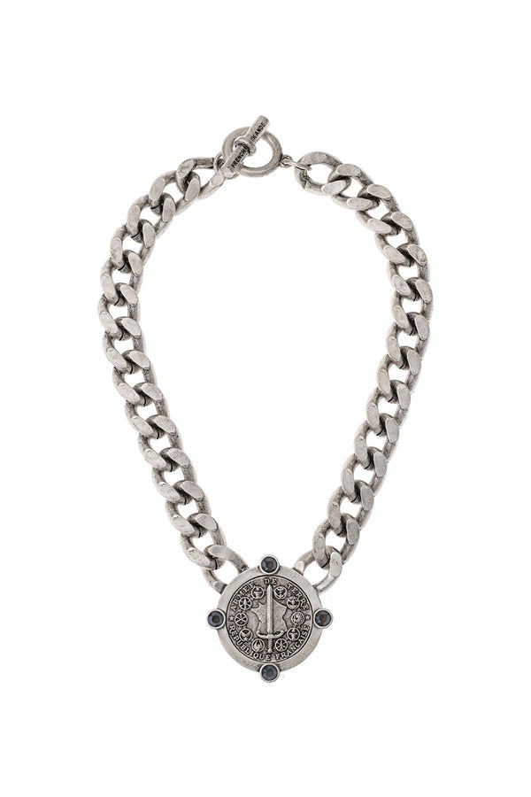French Kande - Bevel Chain Terra Medal Necklace