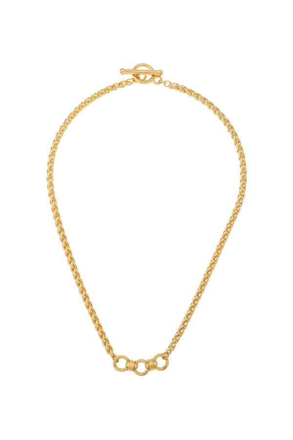 French Kande - Chevel Chain Brittany Trio Necklace