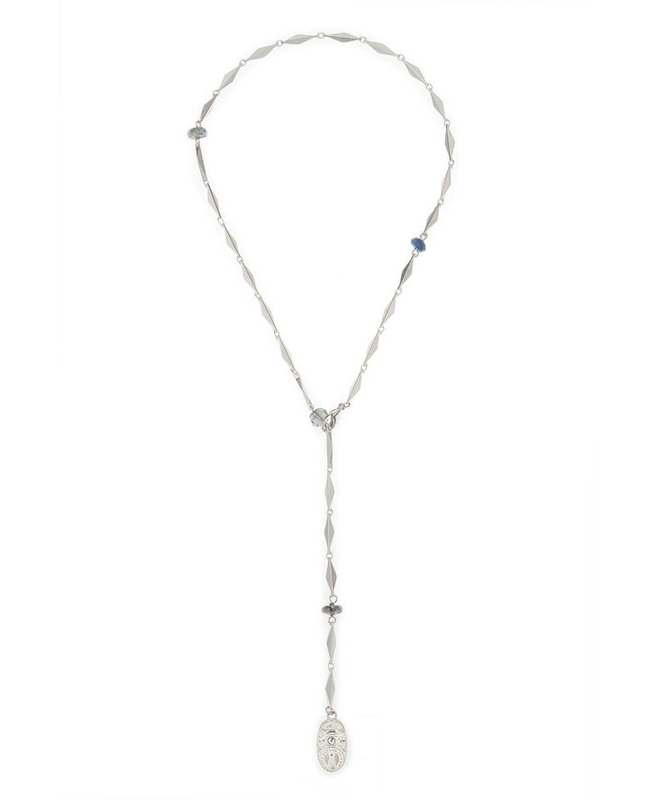 French Kande - Diamont Azur Silver Lariat