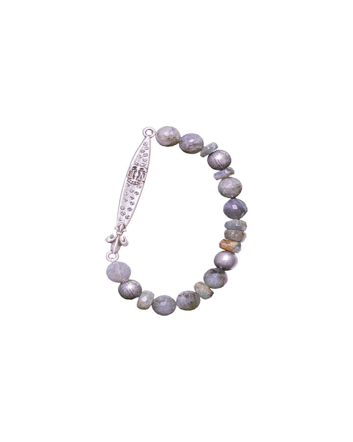 French Kande - Moonlight Mix With Pointu Pendant Bracelet