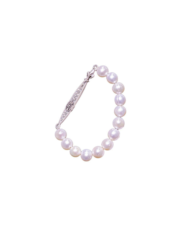 French Kande - Pearls With Pointu Pendant Bracelet