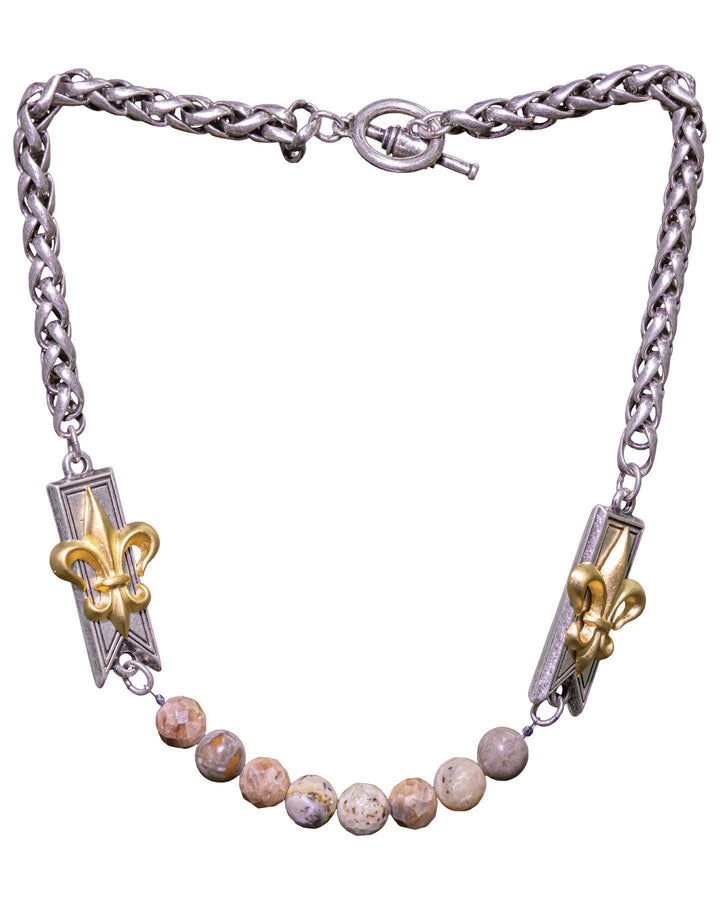 French Kande - Twin Fleur Sunrise Mix Necklace
