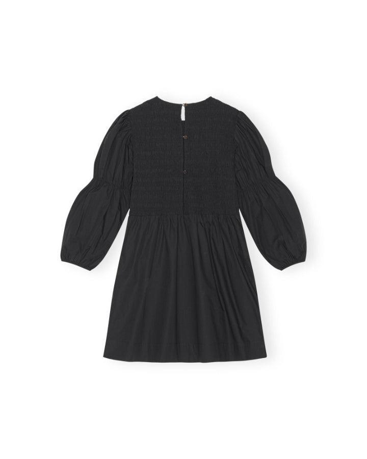 Ganni Cotton Poplin Smock Mini Dress – BLU'S