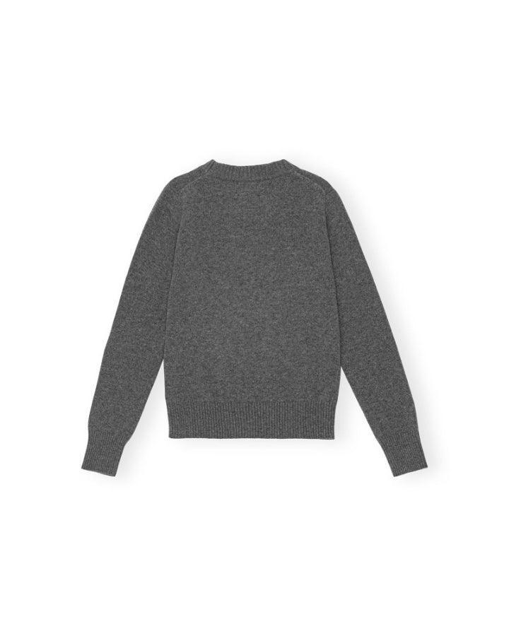Ganni - Graphic Strawberry O-Neck Pullover