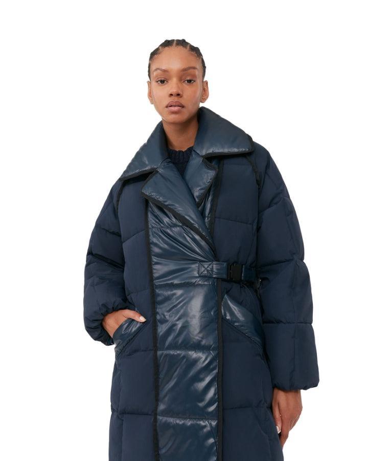 Ganni - Mix Oversized Puffer Coat