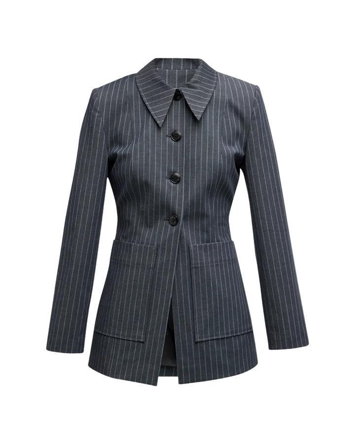 Ganni - Pinstripe Blazer