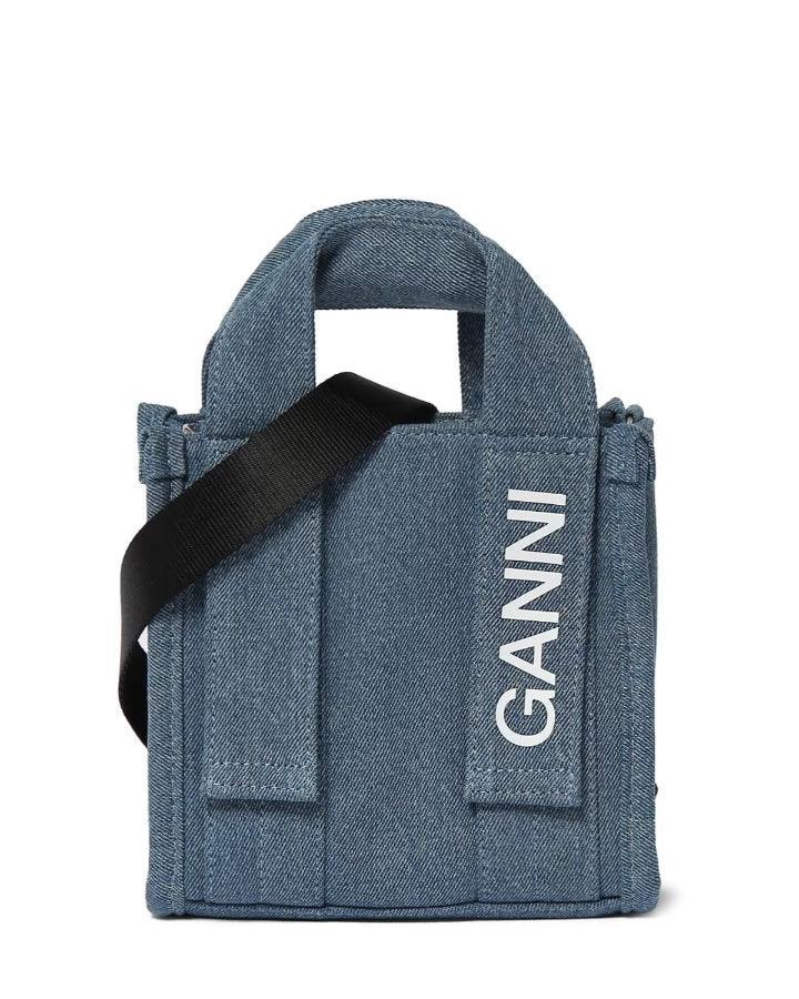 Ganni - Tech Mini Denim Tote