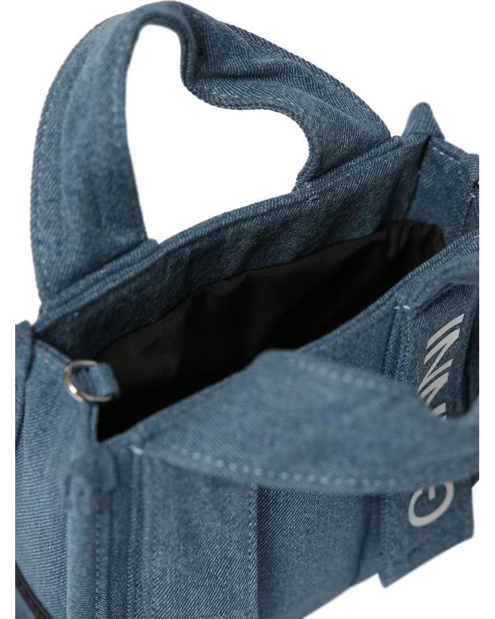Ganni Tech Mini Denim Tote – BLU'S
